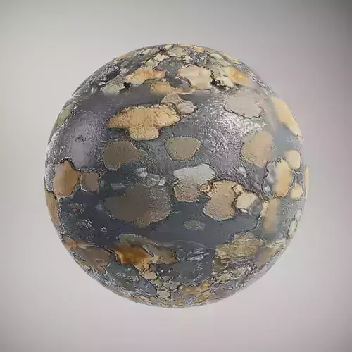 Weathered Stone Lichen HQ PBR Textures Set