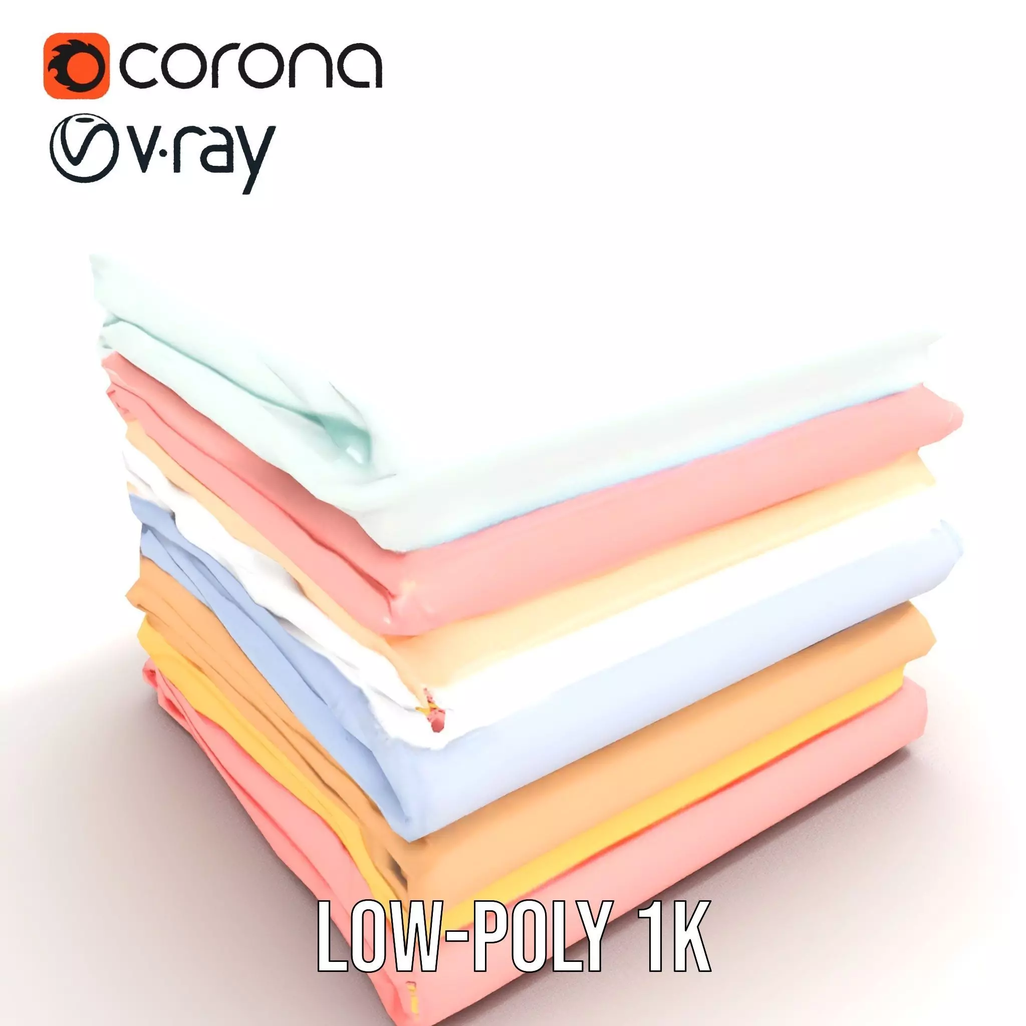 Pastel Fabric Stack model pack Texture_10