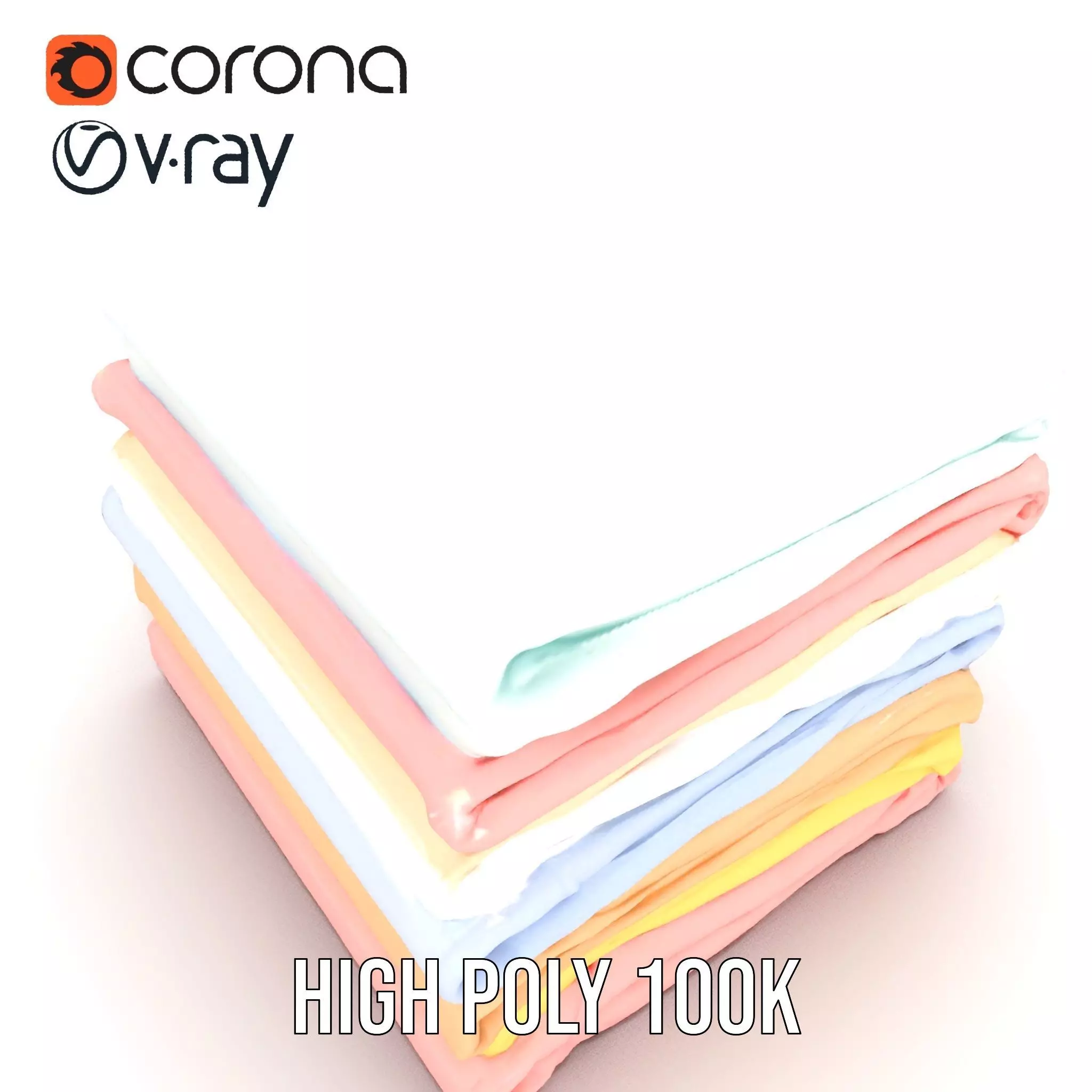 Pastel Fabric Stack model pack Texture_33