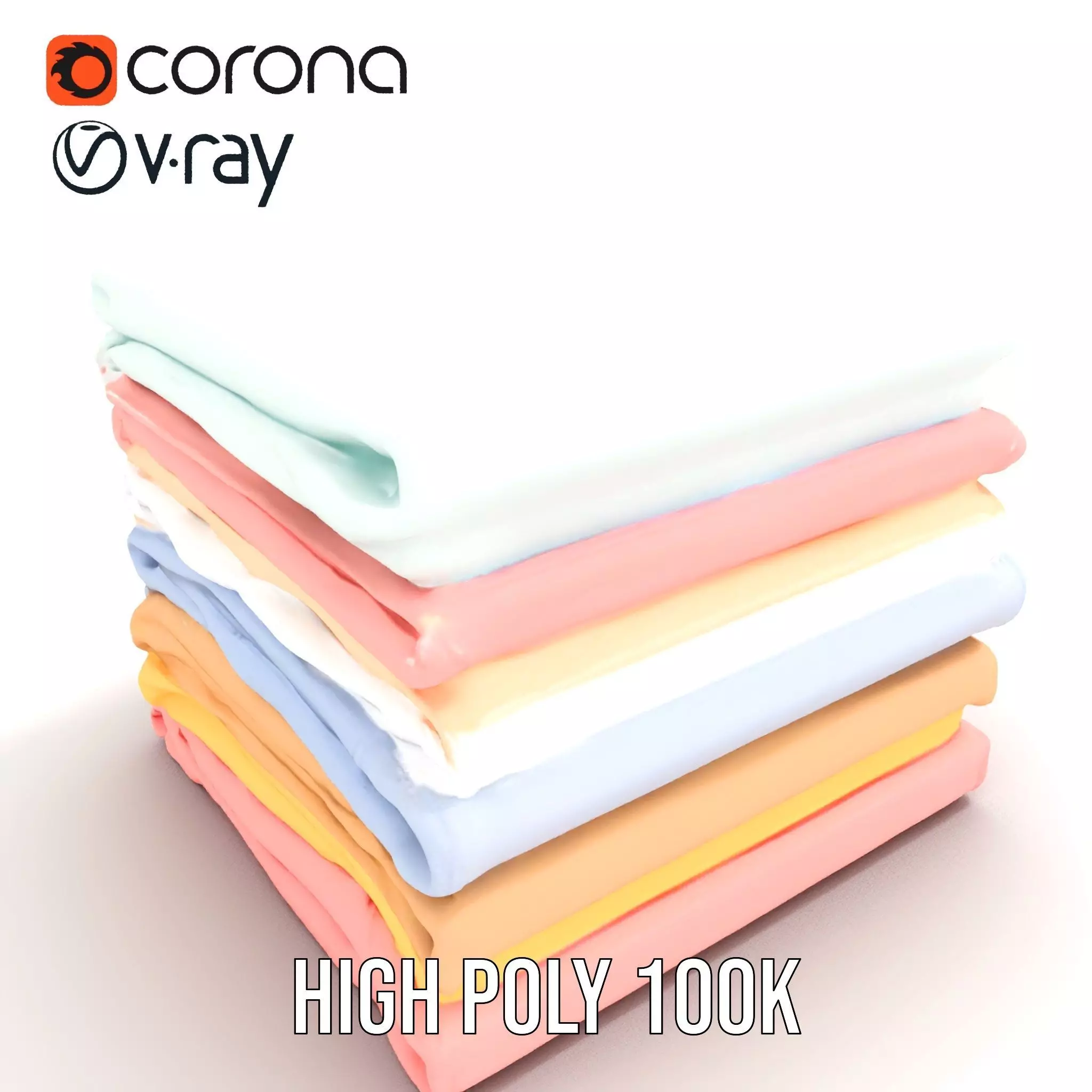 Pastel Fabric Stack model pack Texture_14