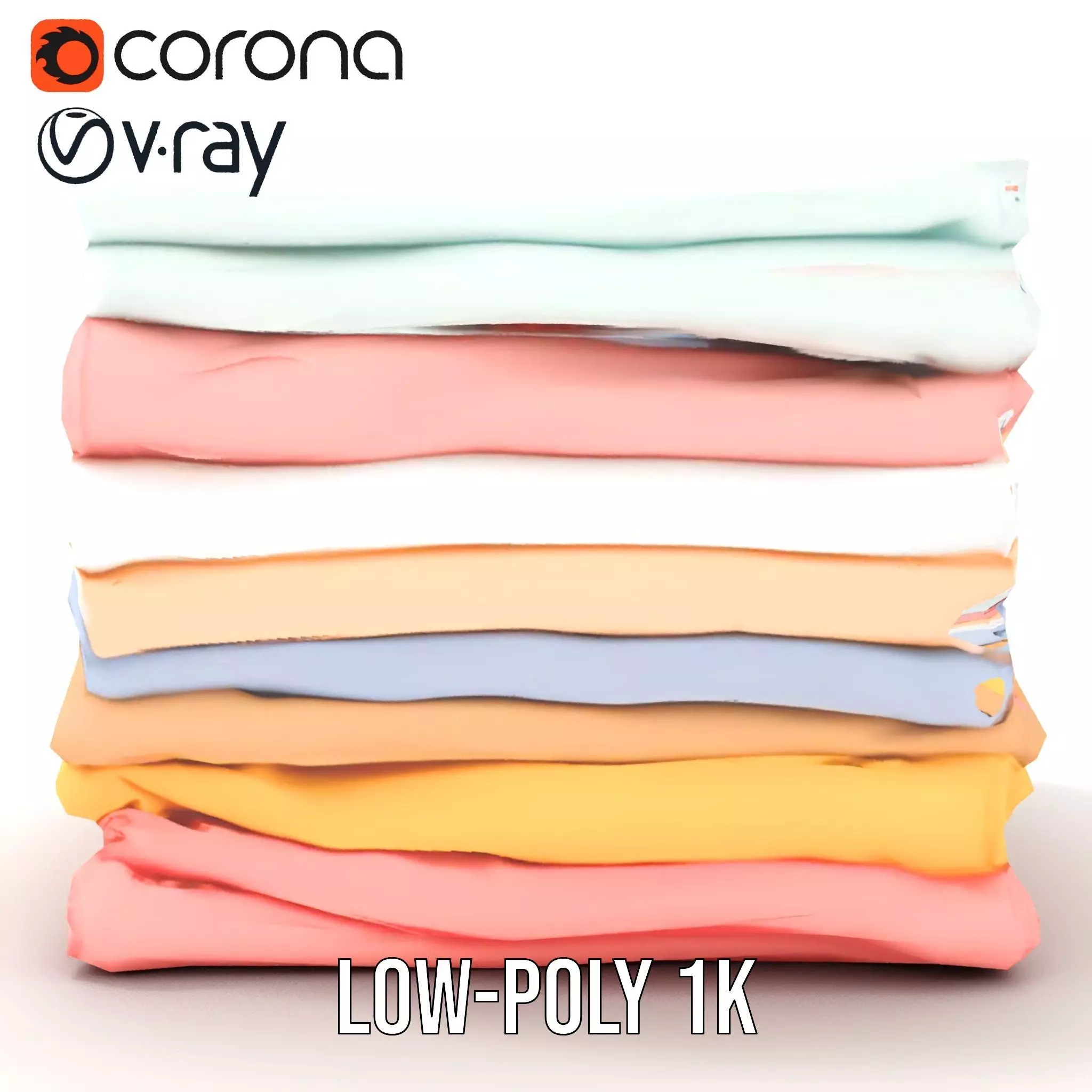 Pastel Fabric Stack model pack Texture_8