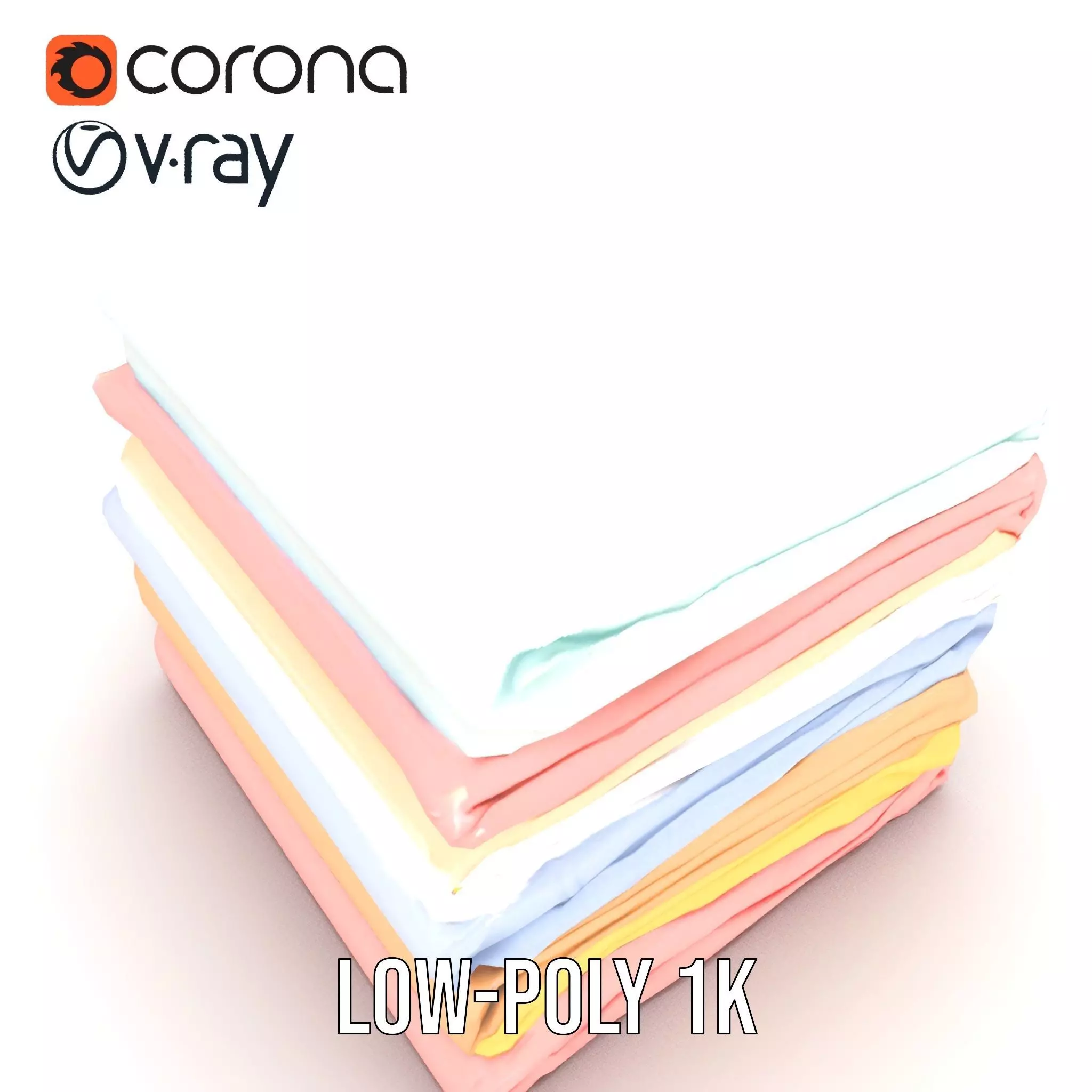 Pastel Fabric Stack model pack Texture_18