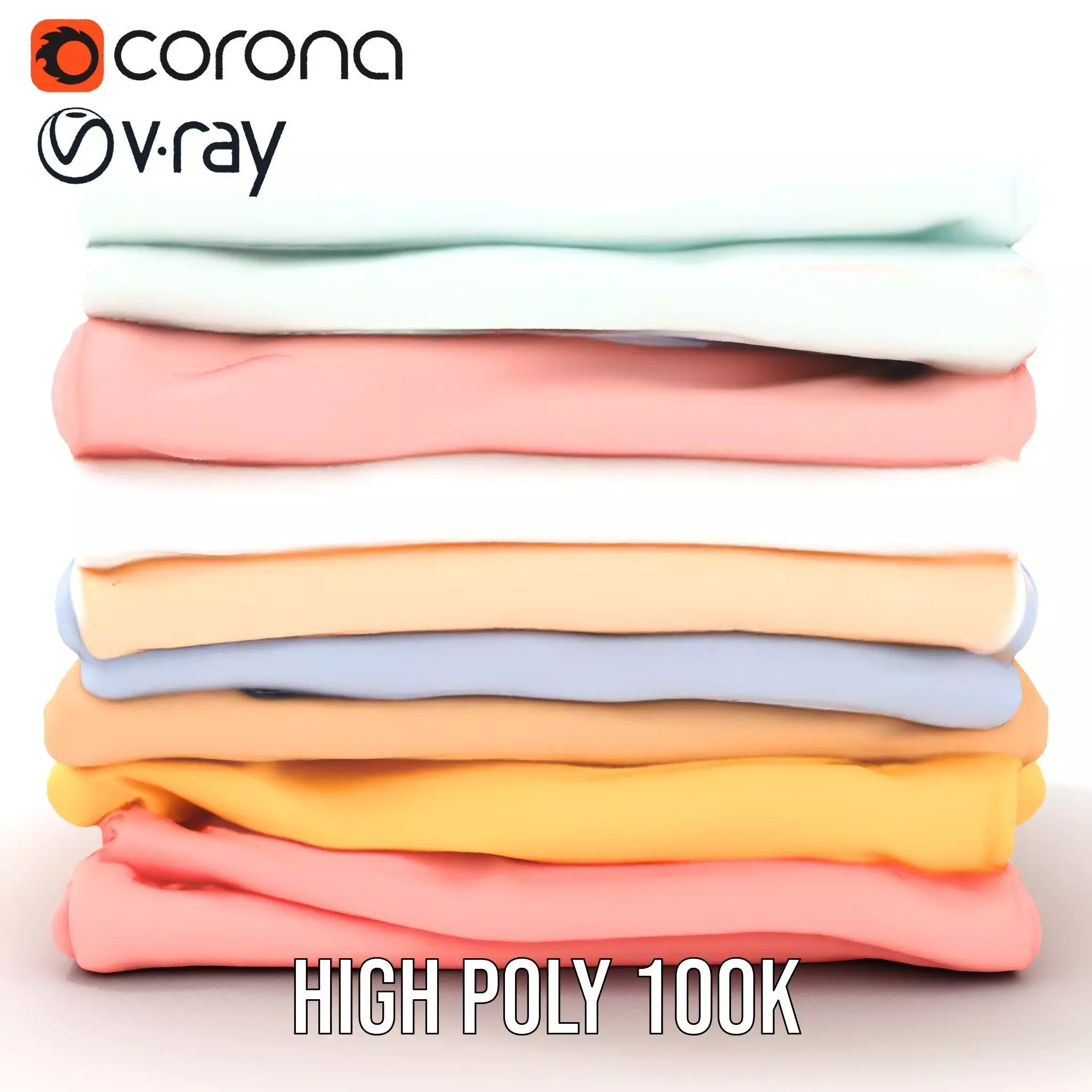 Pastel Fabric Stack model pack Texture_32