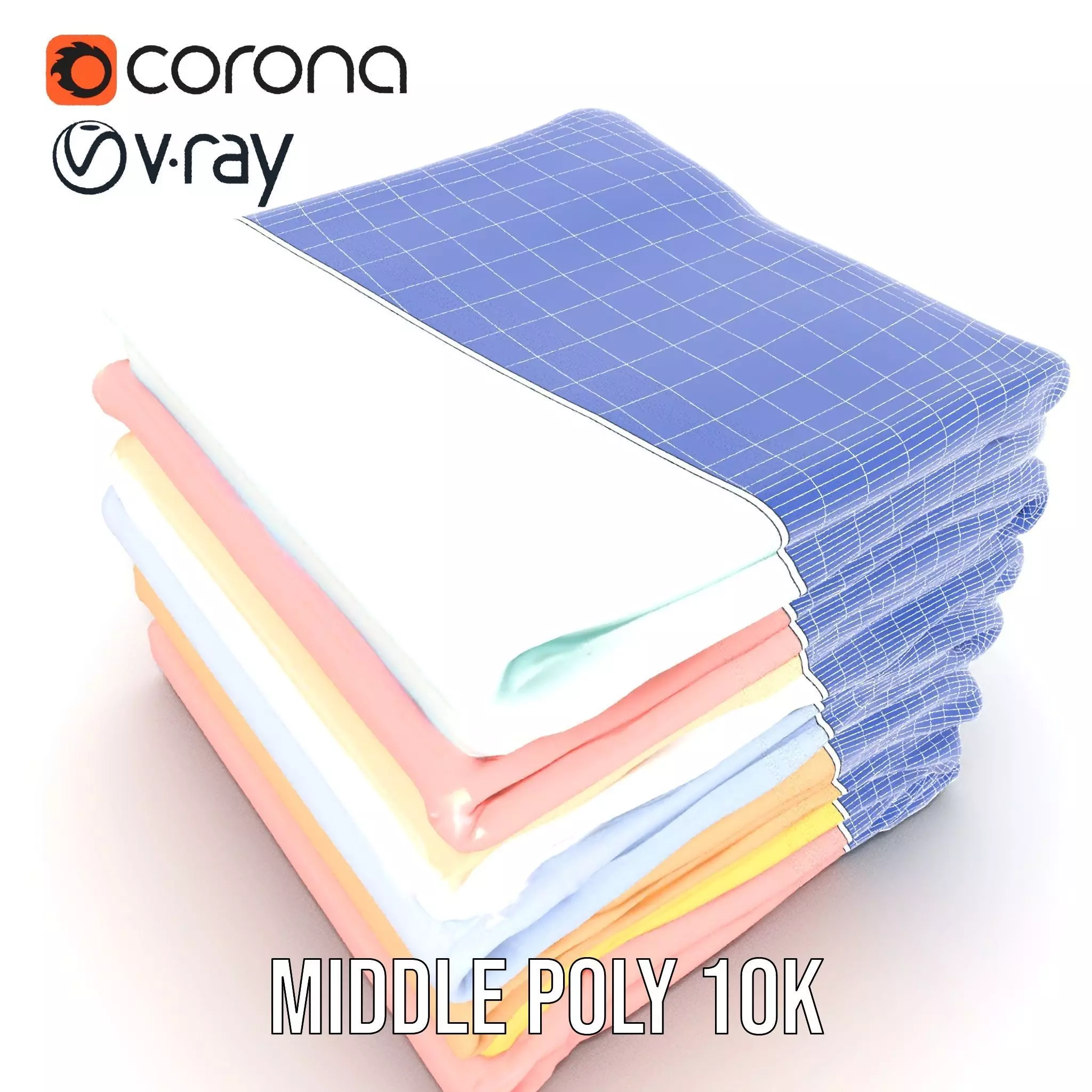 Pastel Fabric Stack model pack Texture_15