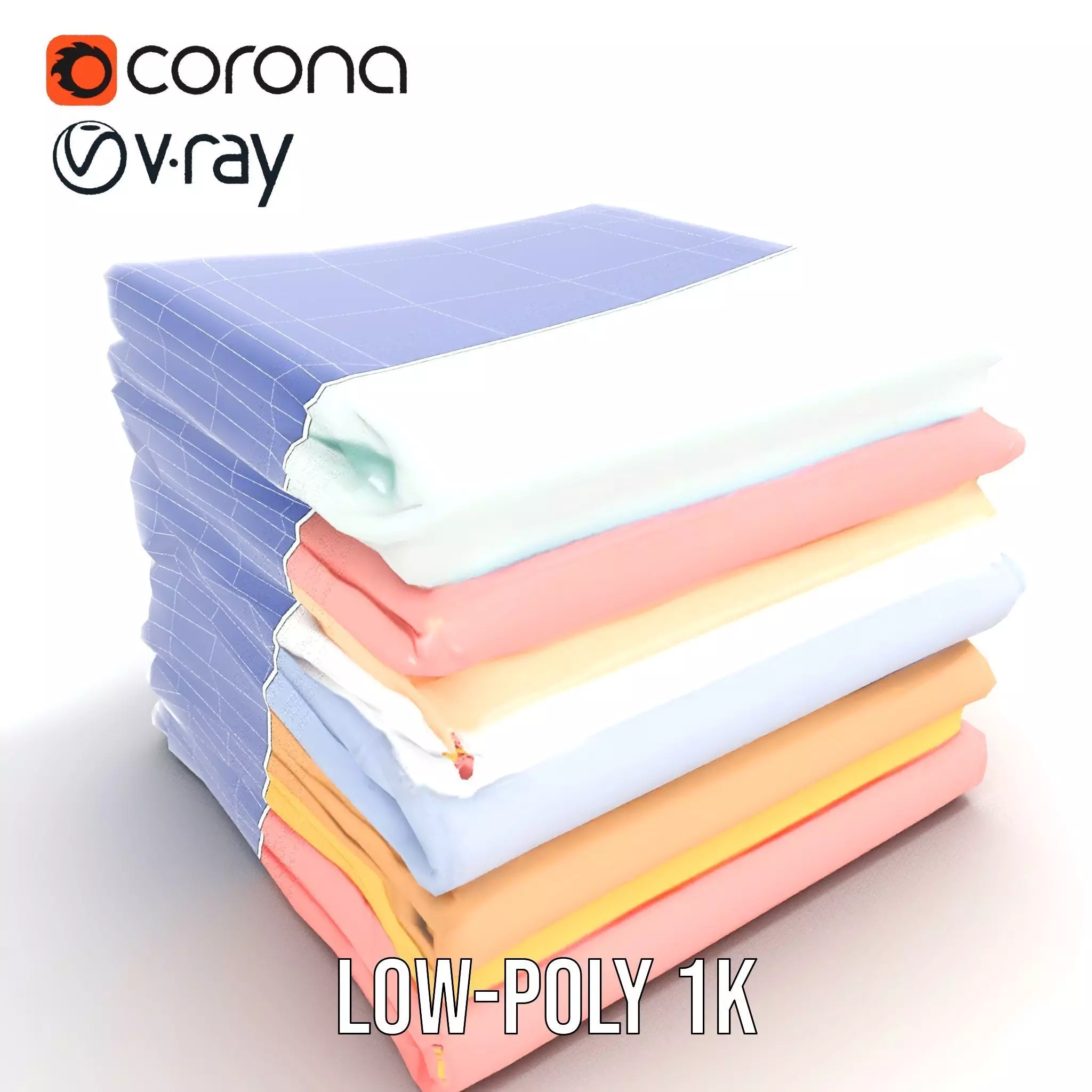 Pastel Fabric Stack model pack Texture_20