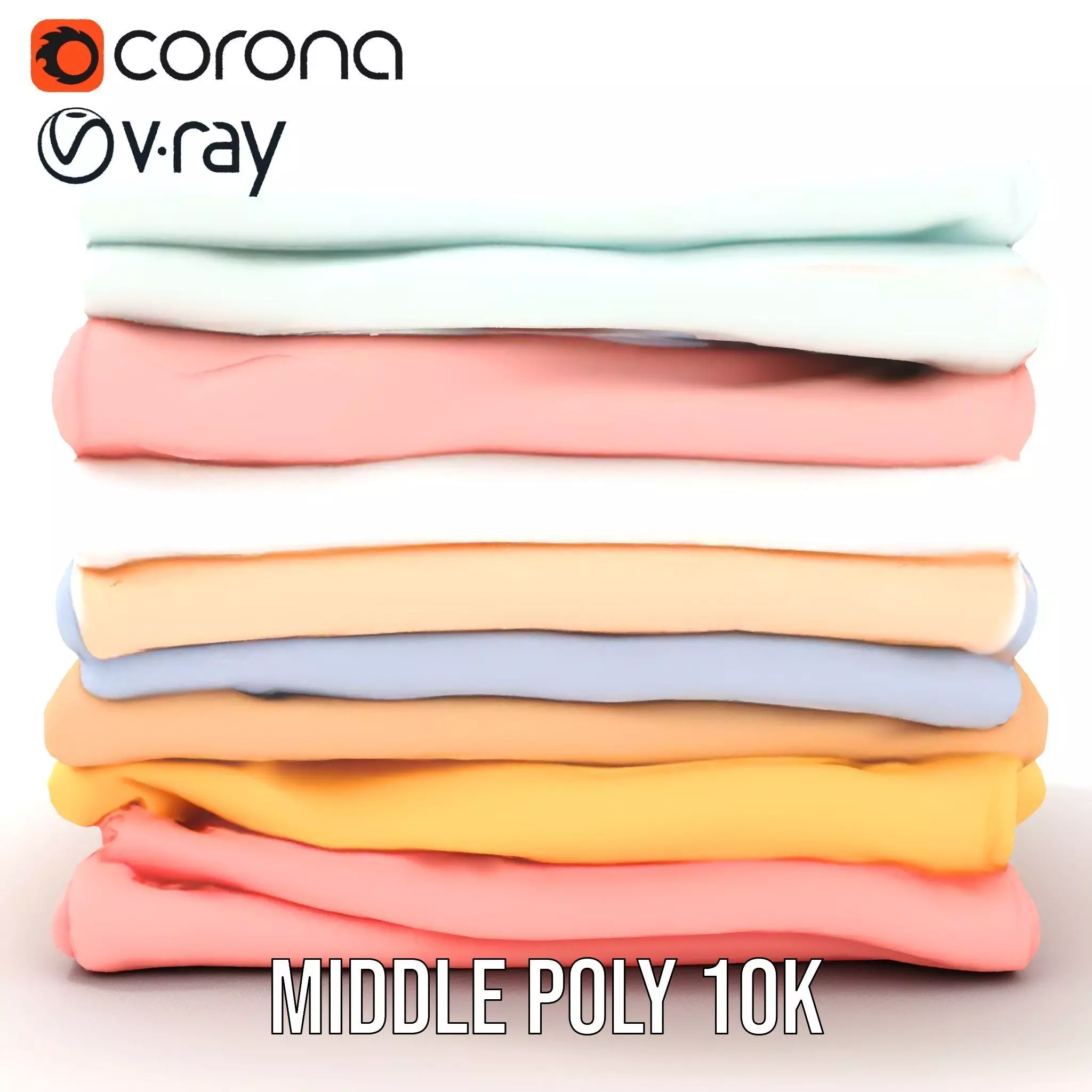 Pastel Fabric Stack model pack Texture_22