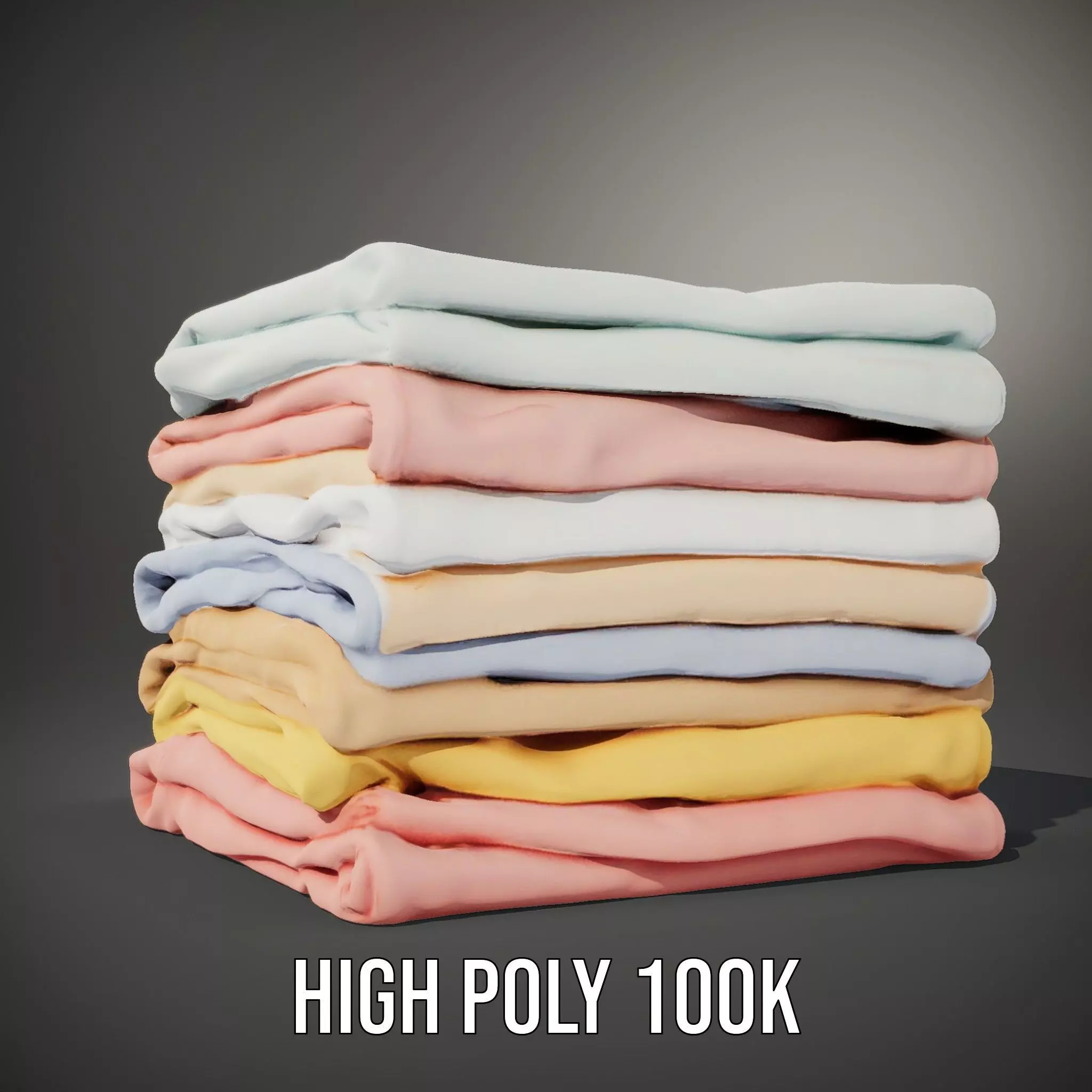 Pastel Fabric Stack model pack Texture_11