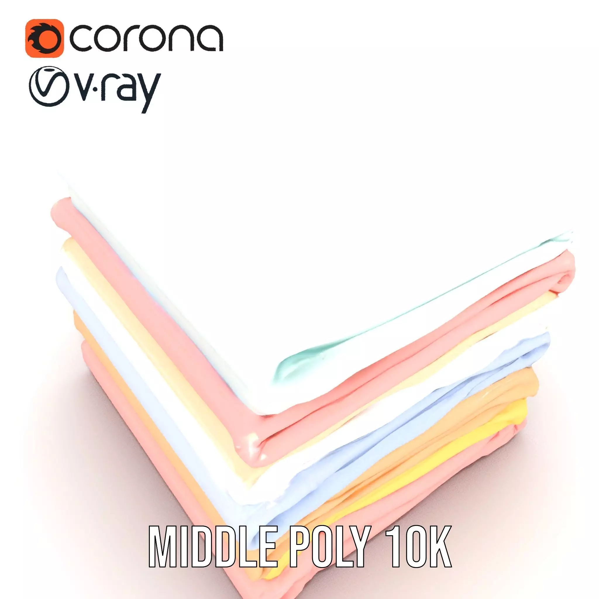 Pastel Fabric Stack model pack Texture_6