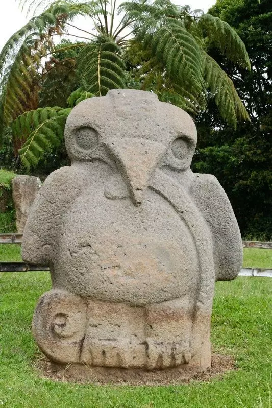 Aguila Escultura cultura San Agustin Huila Colombia 3D print model_0