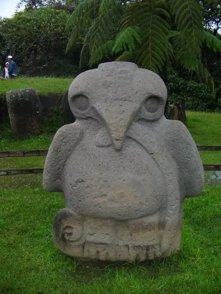 Aguila Escultura cultura San Agustin Huila Colombia 3D print model_1