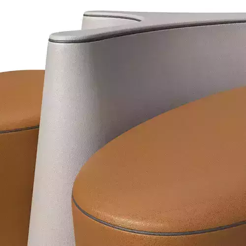 Modular sofa DNA 6 Low-poly 3D model