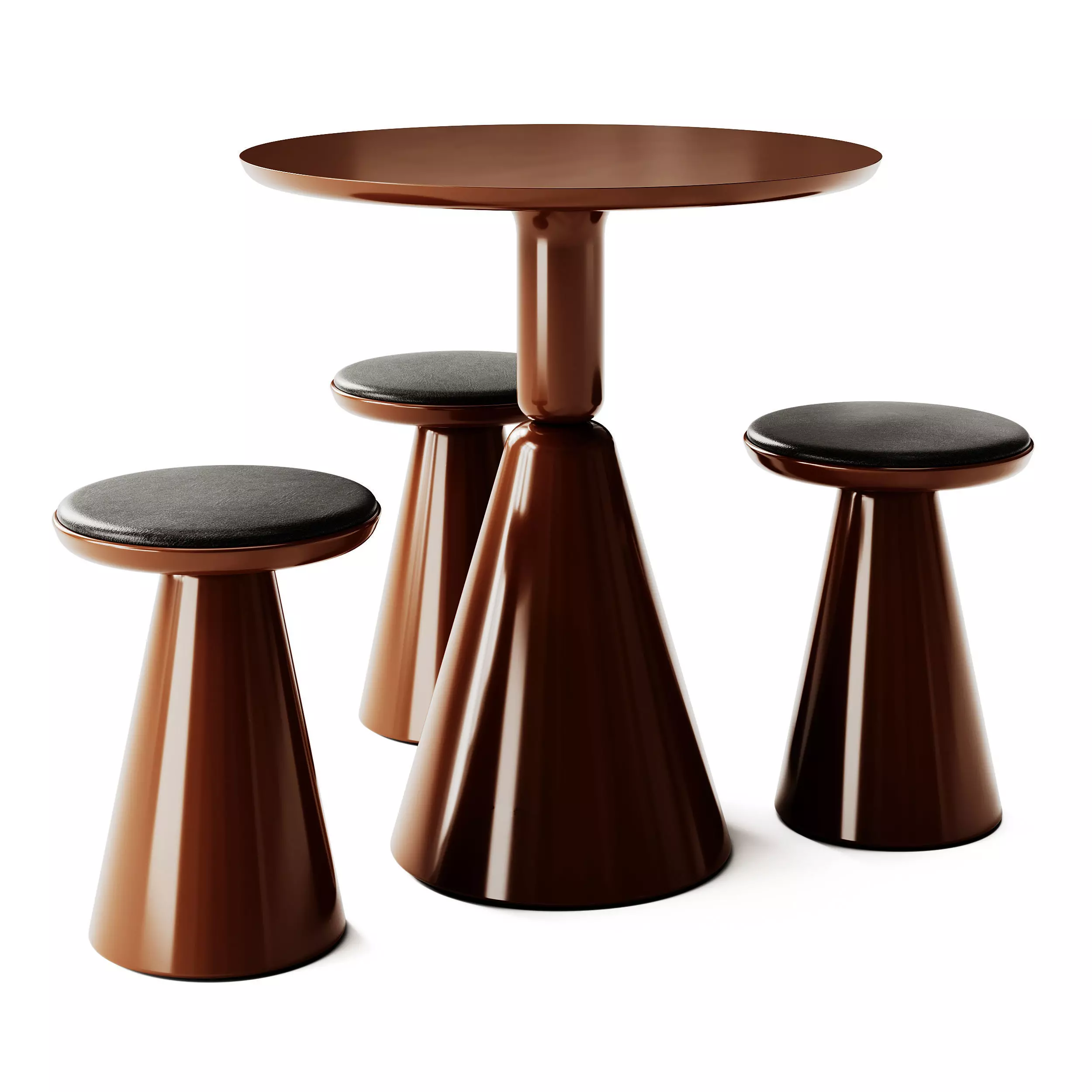 Sancal Pion Fresno Table and Stool 3D model