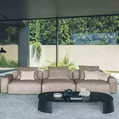 Sofa Dorvan Low-poly 3D model