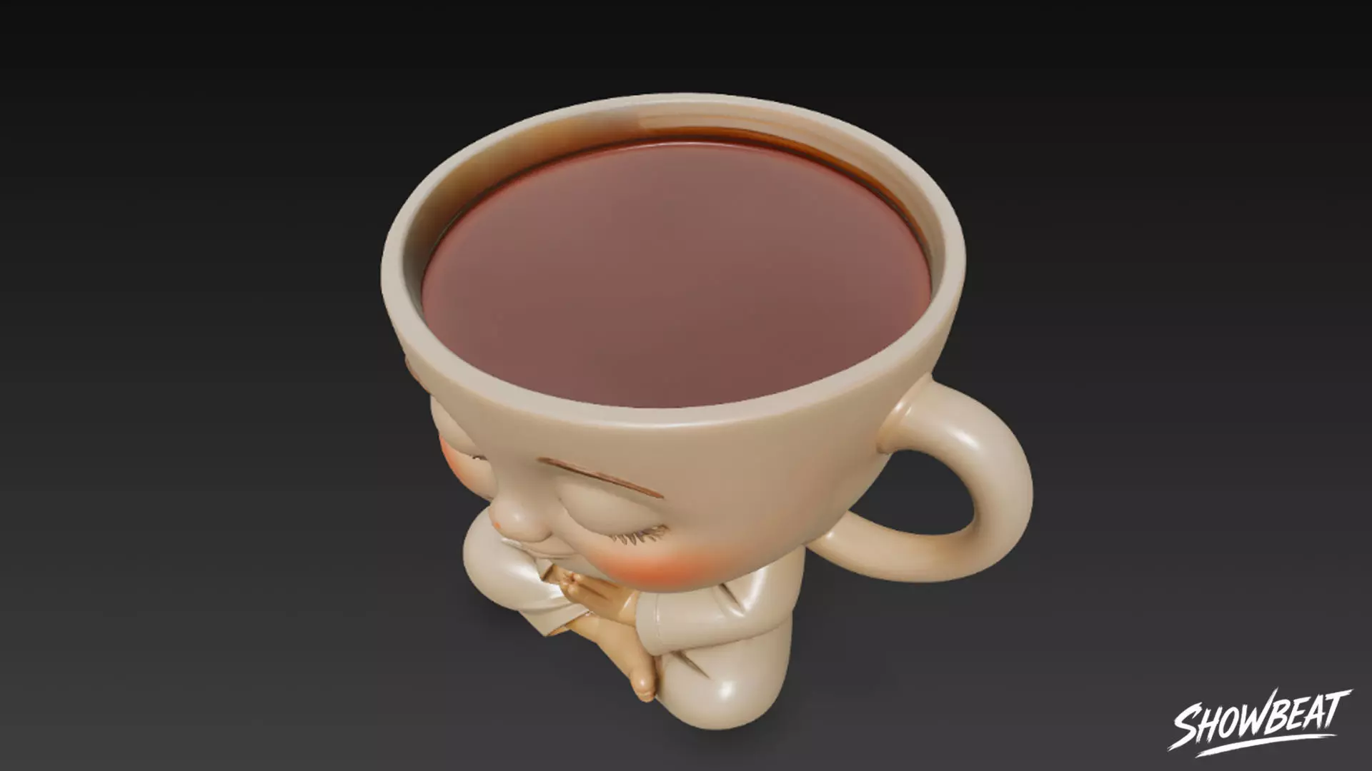 Chai Maestro - Italian Brainrot Low-poly 3D model_4