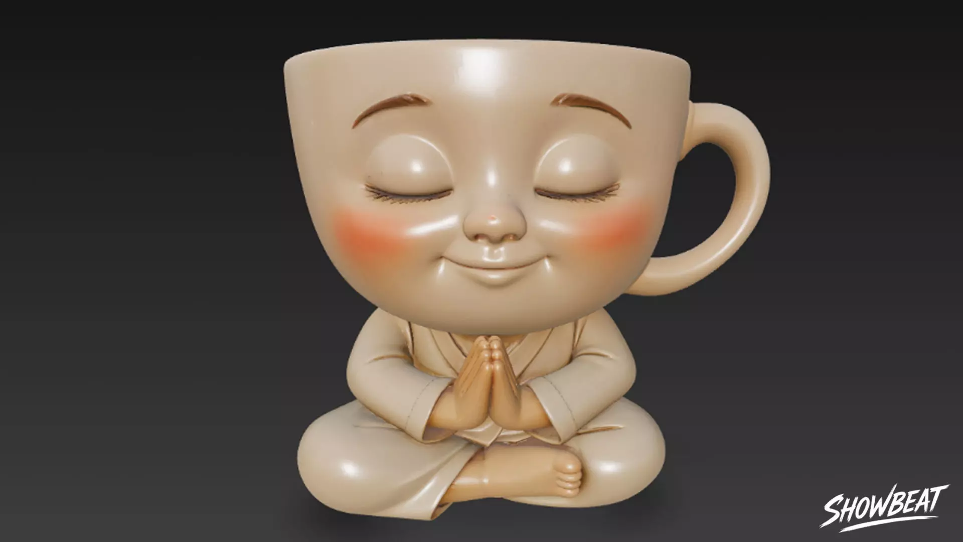 Chai Maestro - Italian Brainrot Low-poly 3D model_1