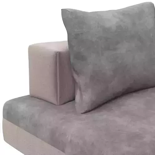Sofa Monopoli Low-poly 3D model