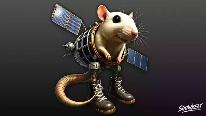 Cacasito Satelito - Italian Brainrot Low-poly 3D model