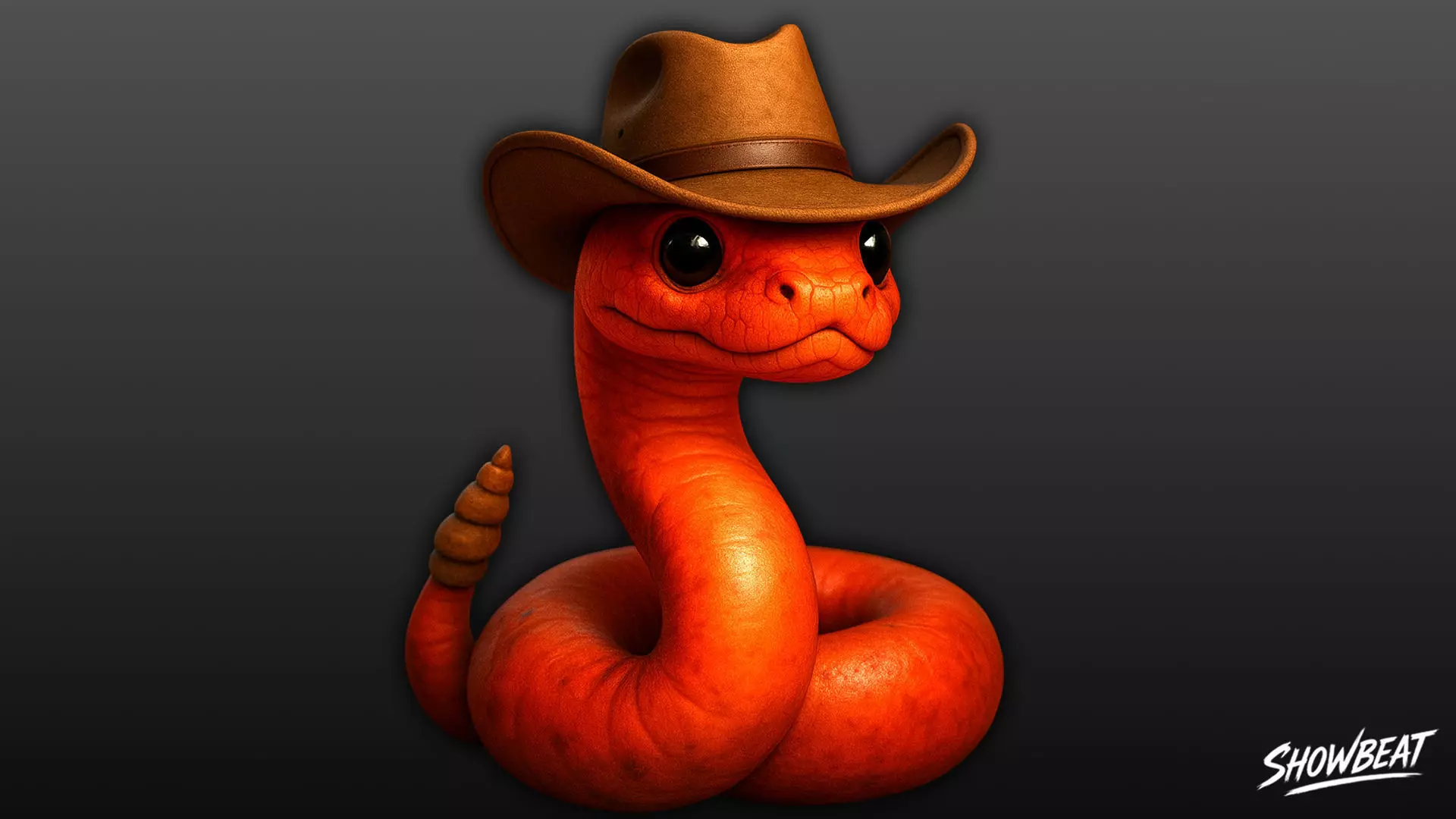 Linguicine Serpentine - Italian Brainrot Low-poly 3D model