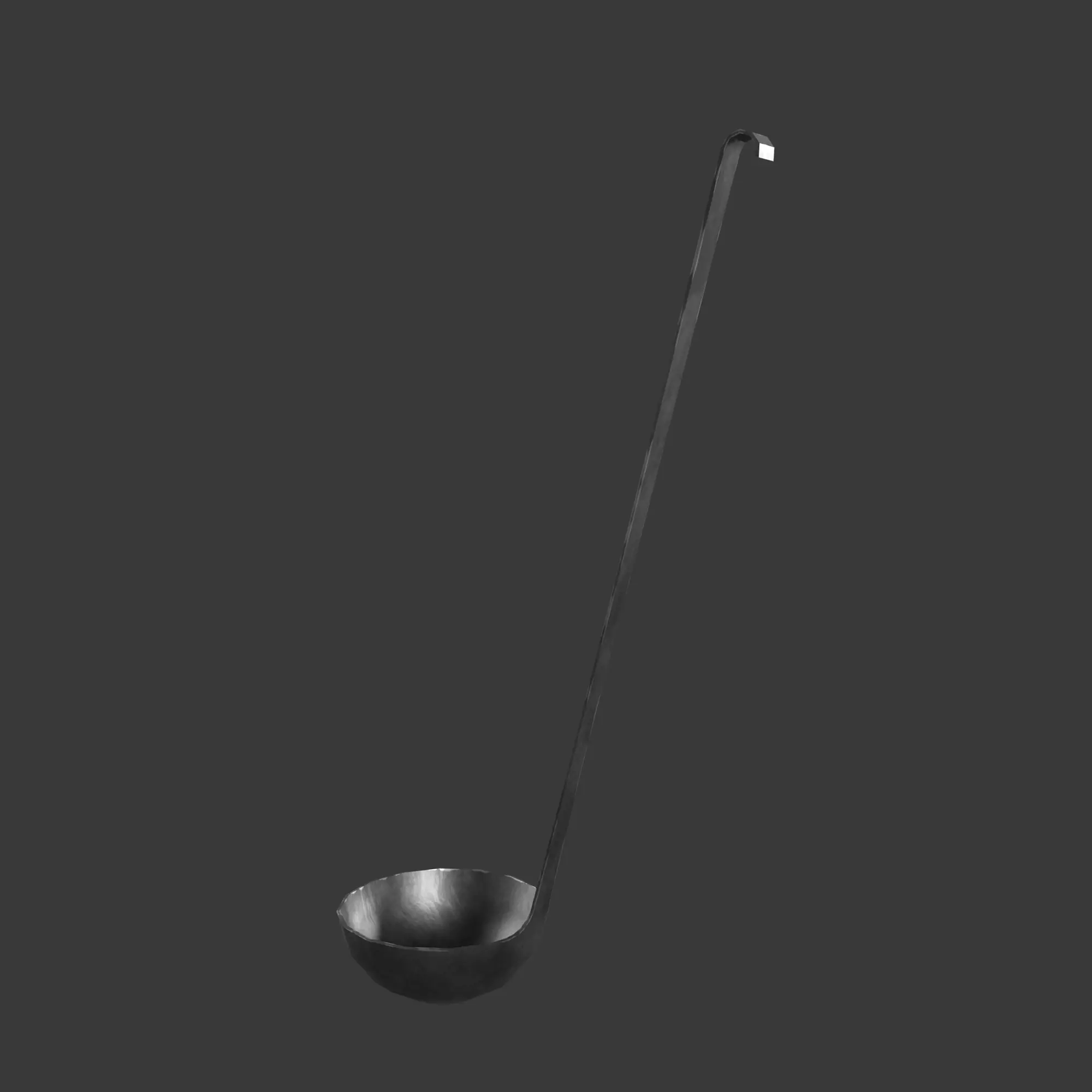 Fireplace Tool Set Low-poly 3D model_12