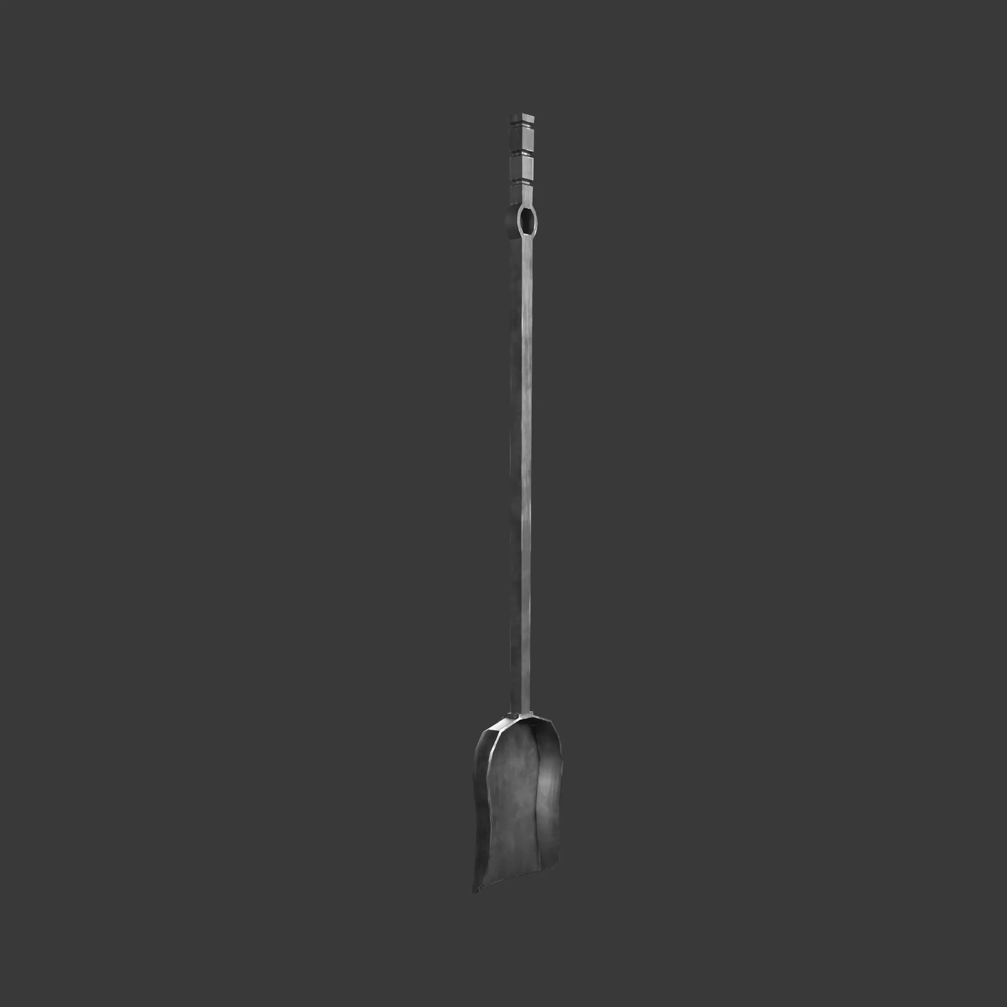 Fireplace Tool Set Low-poly 3D model_22