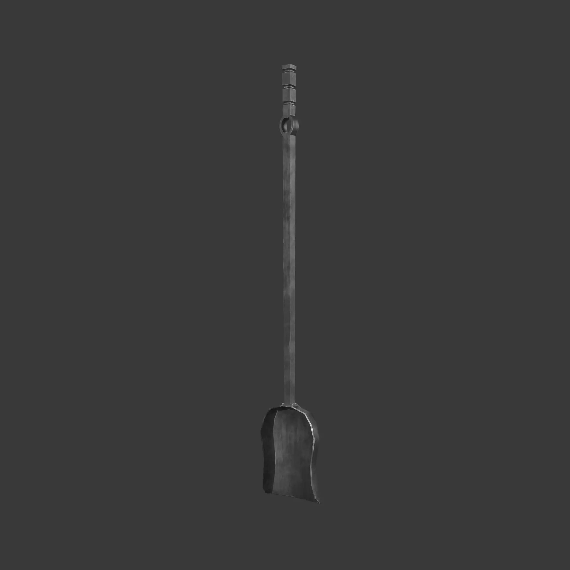 Fireplace Tool Set Low-poly 3D model_24