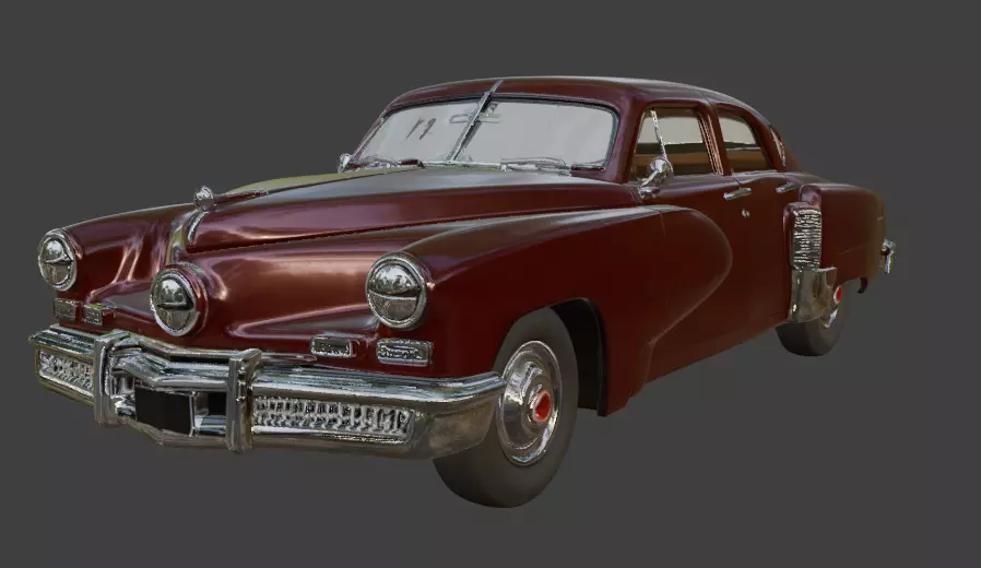 1948 Tucker 48 3D Model For 3D Printing 3D print model