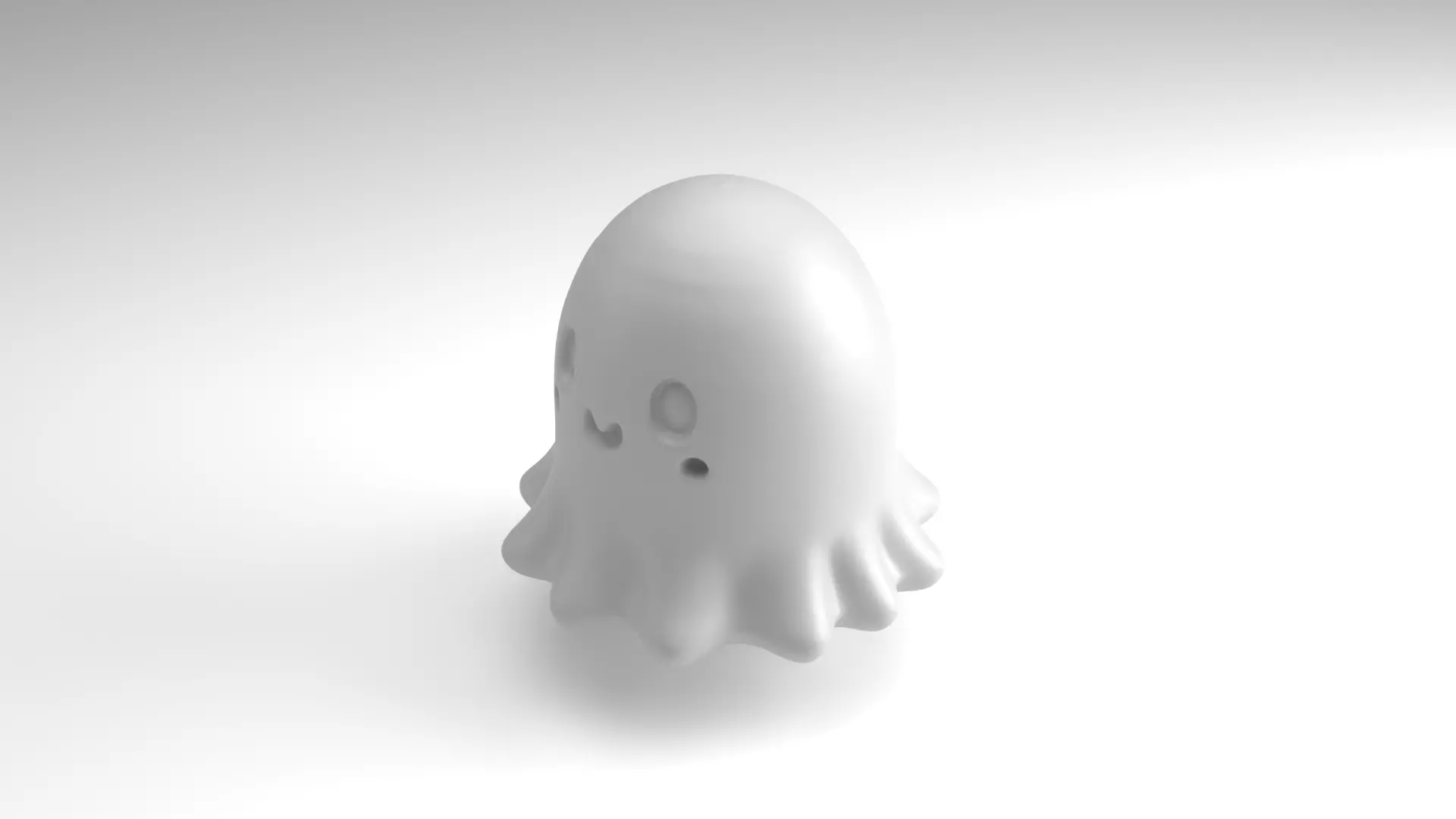 Ghost Figure 3D Printable Model 3D print model_2