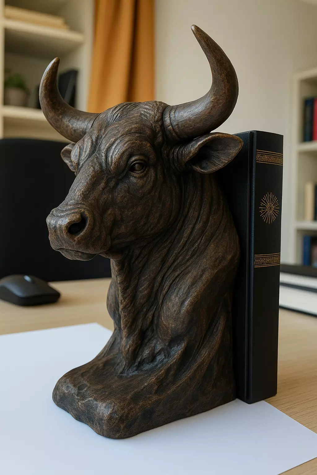 Bull Statue Book Holder 3D print model 3D print model