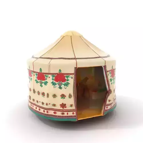 Embroidered Yurt model pack