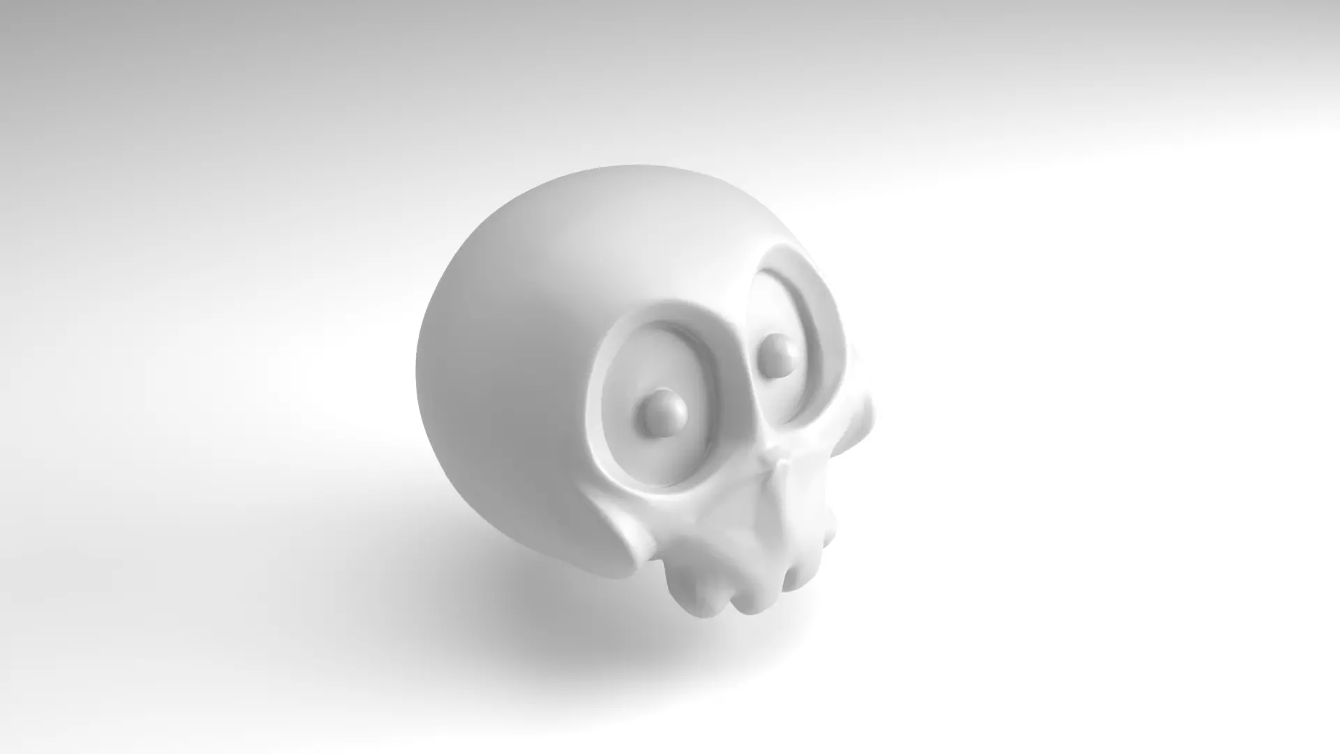 Skull Figure 3D Printable Model 3D print model_1