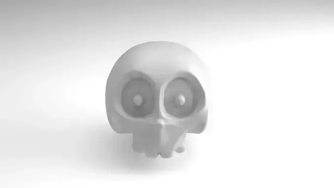 Skull Figure 3D Printable Model