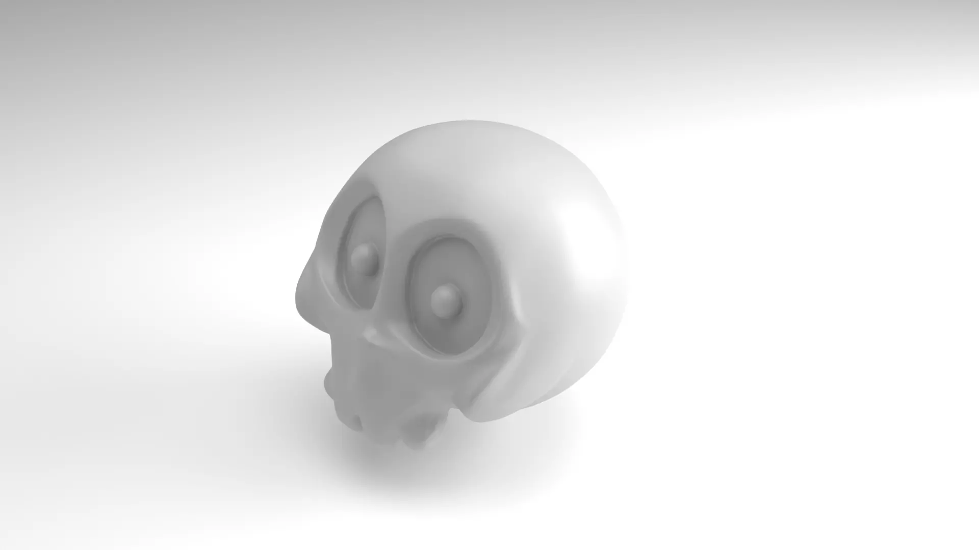 Skull Figure 3D Printable Model 3D print model_2