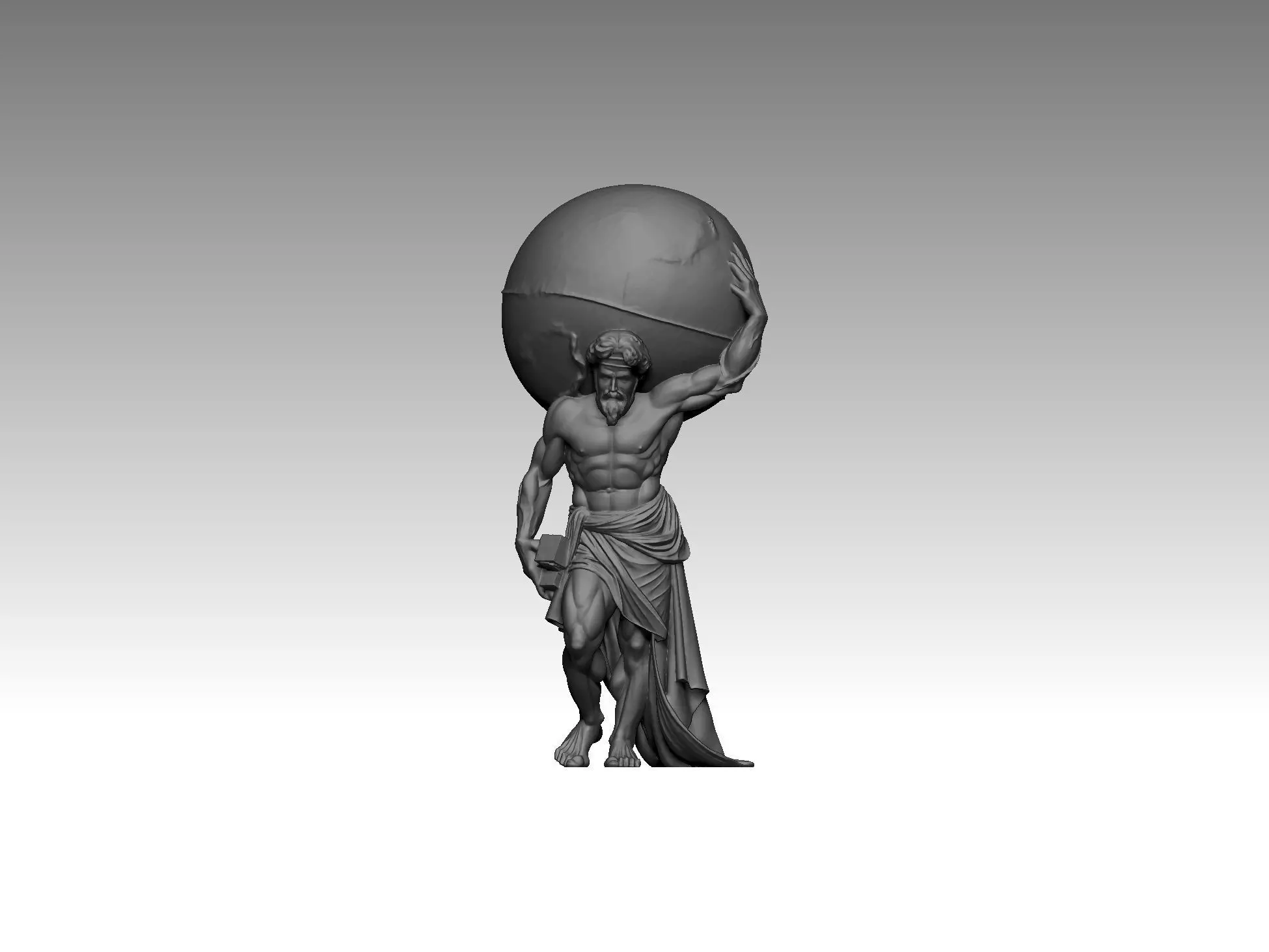 Atlas  Mythology 3D print model_0