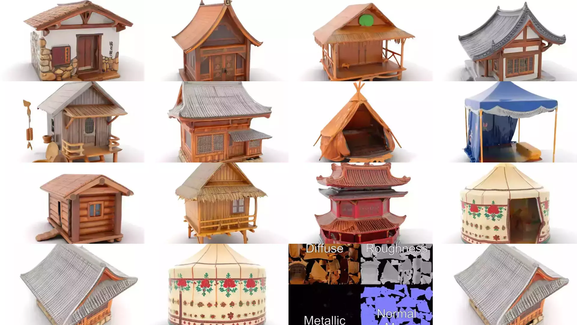 Cultural Dwelling Models Collection _57
