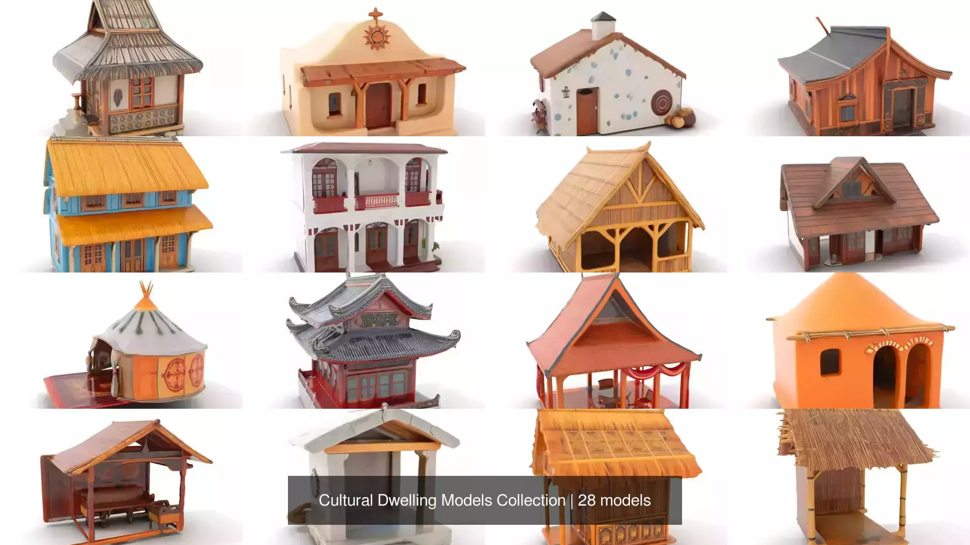 Cultural Dwelling Models Collection _0