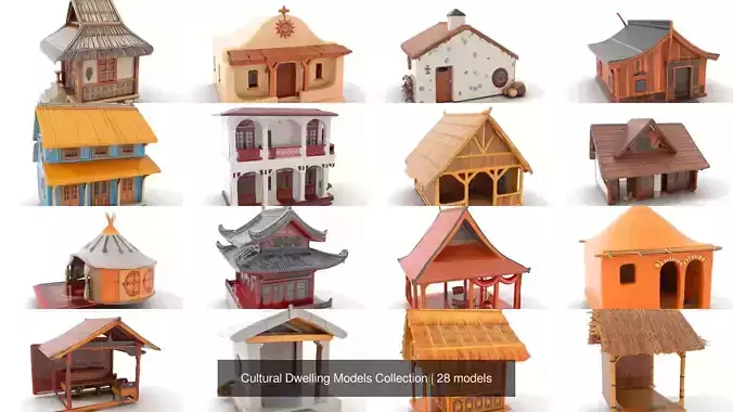 Cultural Dwelling Models Collection