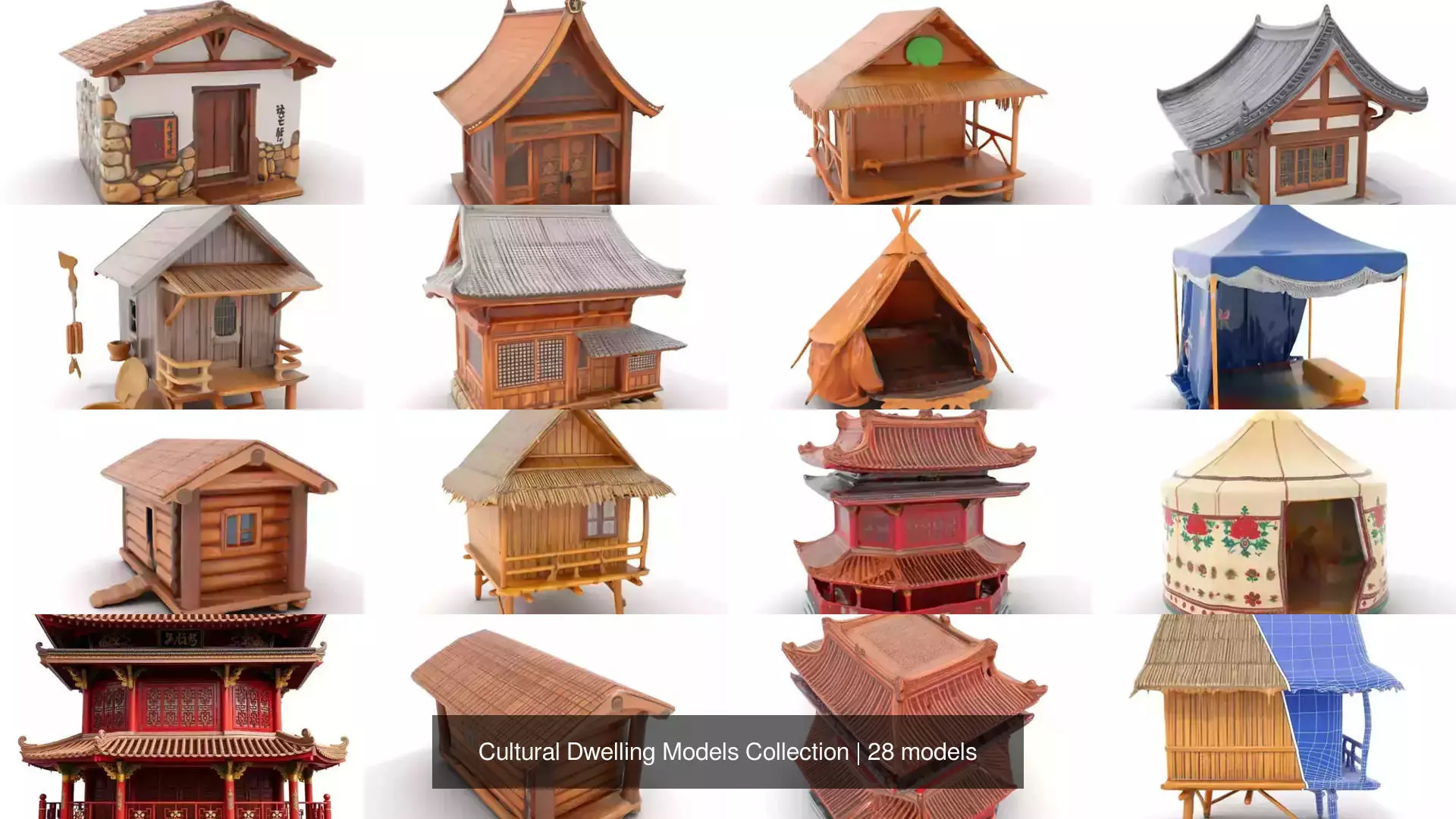 Cultural Dwelling Models Collection _58