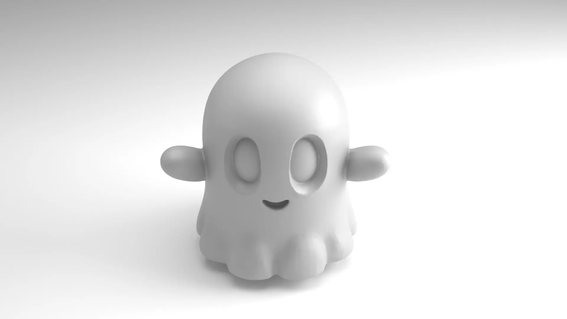 Halloween ghost Figure 3D Printable Model 3D print model