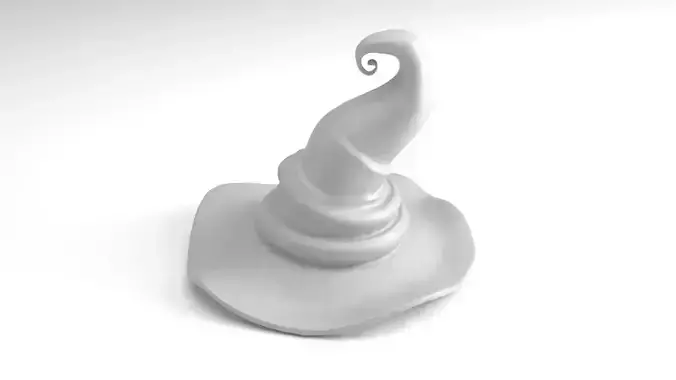 Halloween Witch hat Figure 3D Printable Model