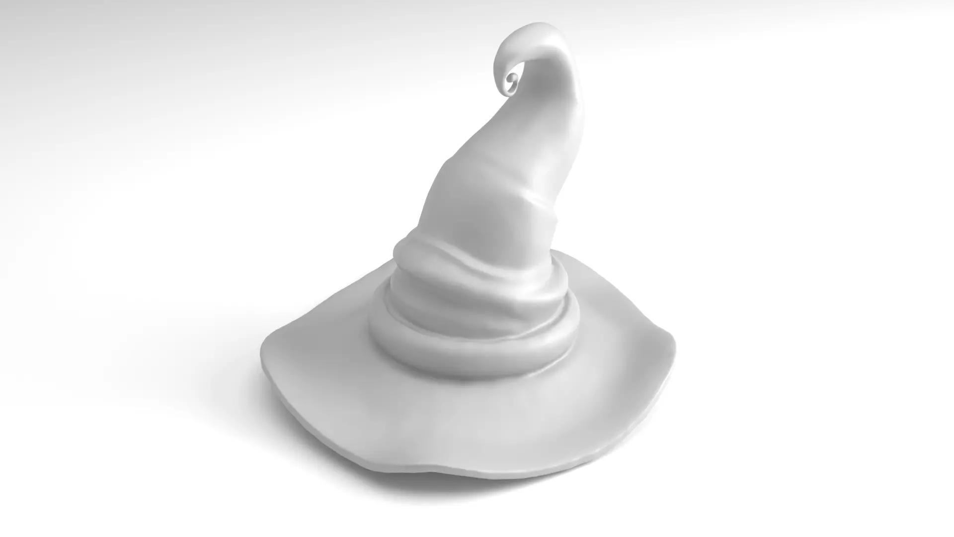 Halloween Witch hat Figure 3D Printable Model 3D print model_1