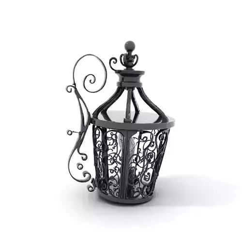 Ornate Iron Lantern model pack