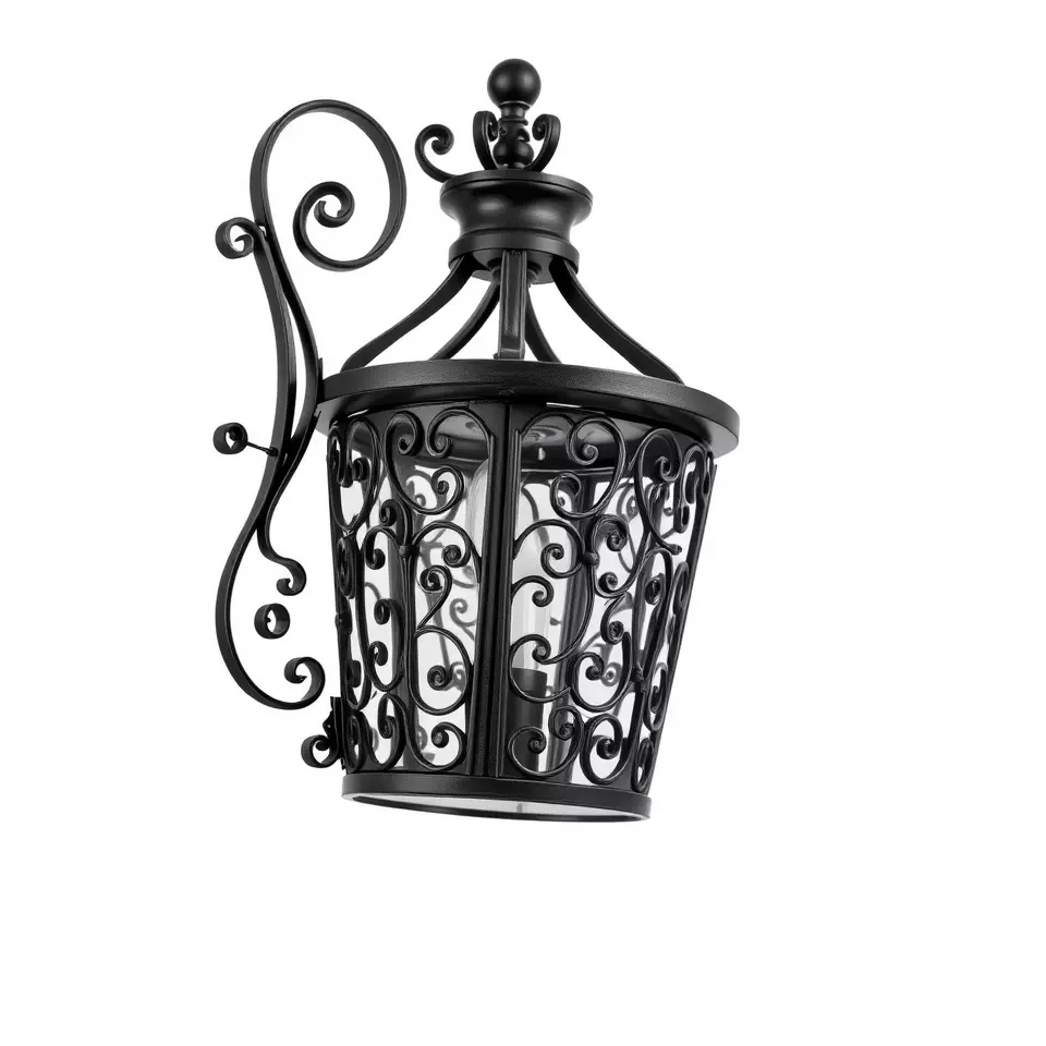 Ornate Iron Lantern model pack Low-poly 3D model_3