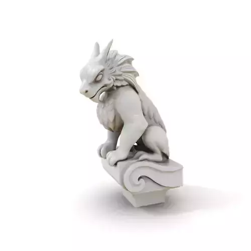 Stone Gargoyle Guardian model pack