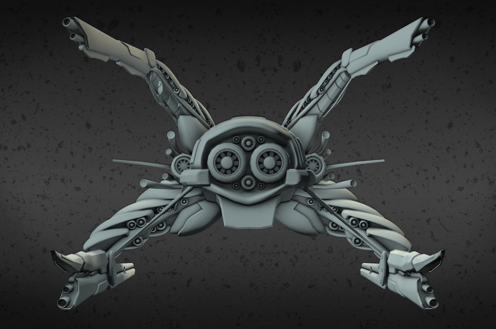 Exploration Spaceship 3D print model_1