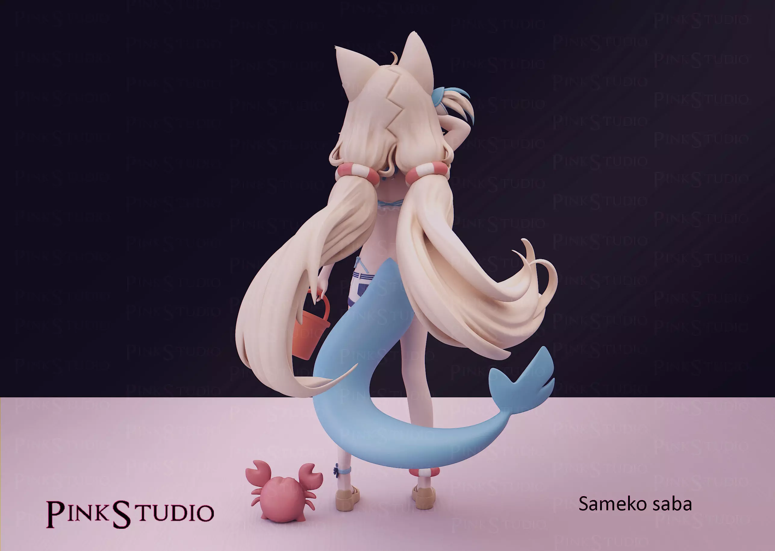 Hololive - Sameko Saba 3D print model_10
