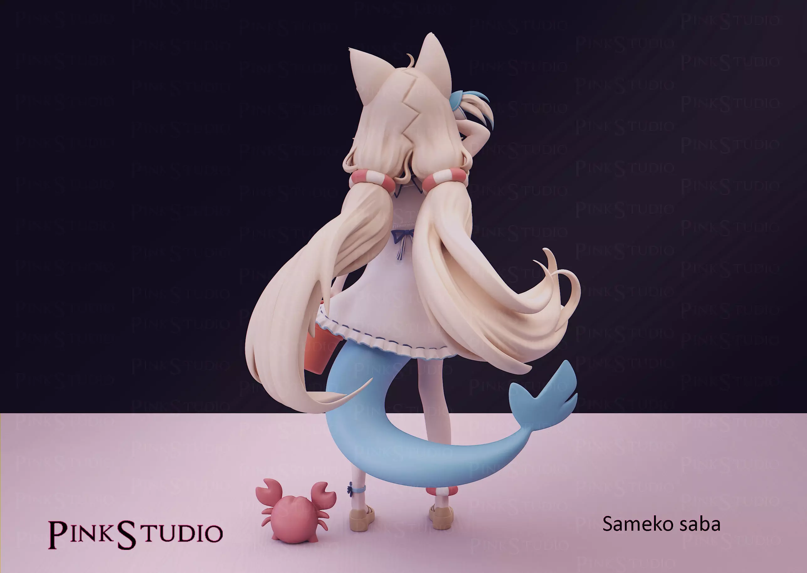 Hololive - Sameko Saba 3D print model_9