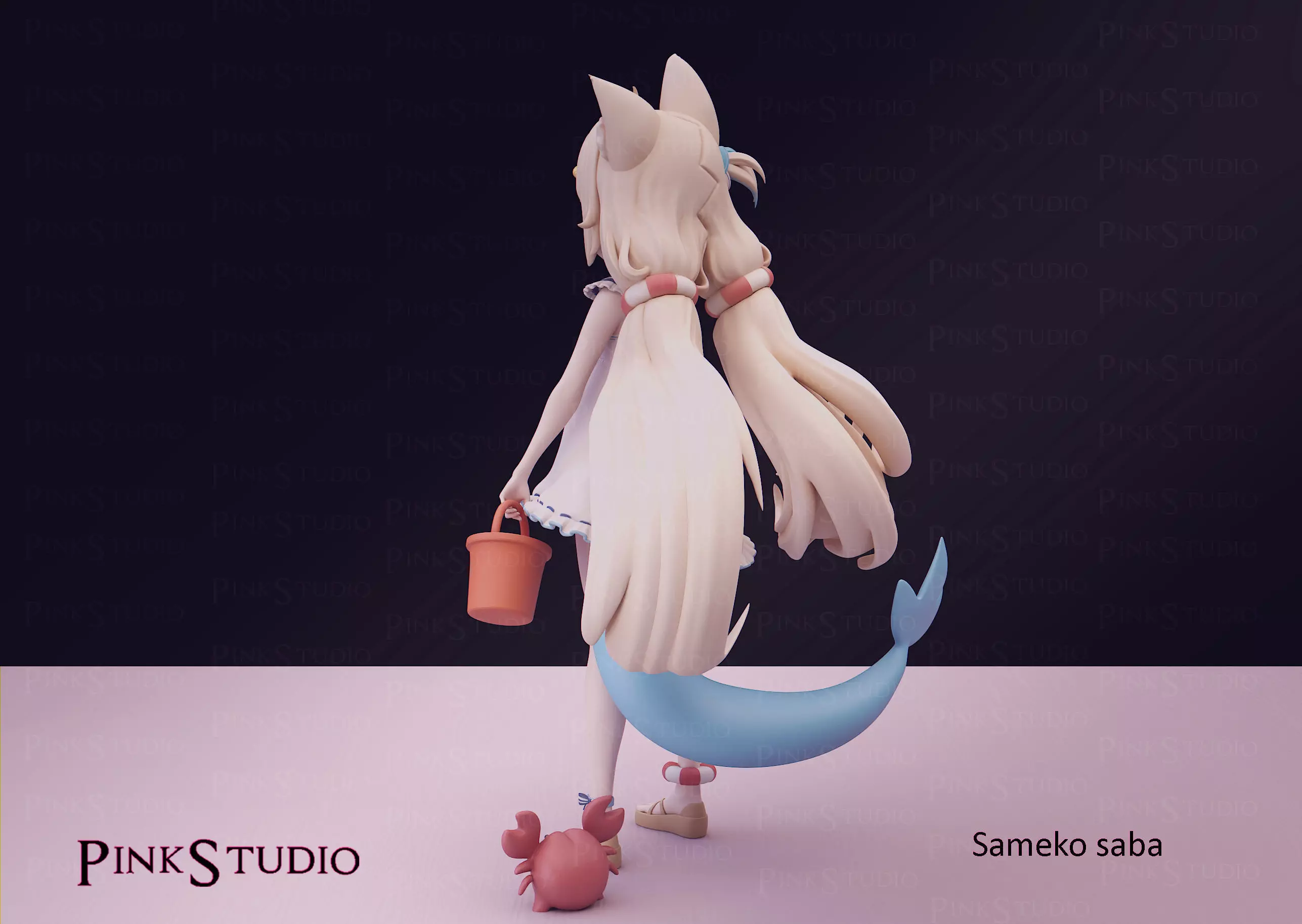 Hololive - Sameko Saba 3D print model_11