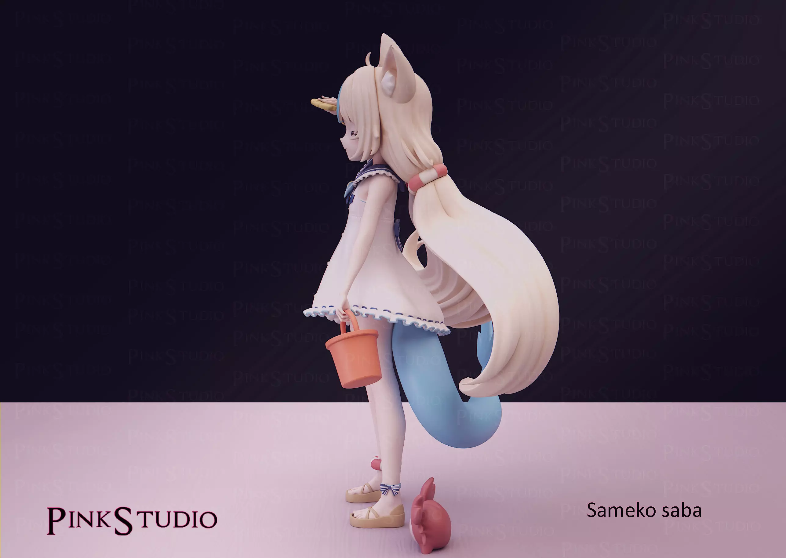 Hololive - Sameko Saba 3D print model_13