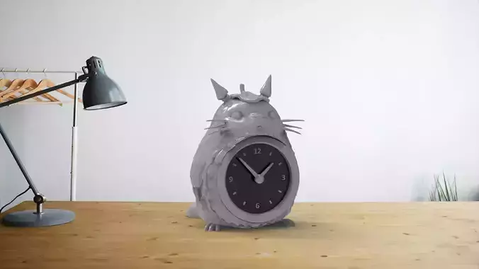 Totoro Desk Clock