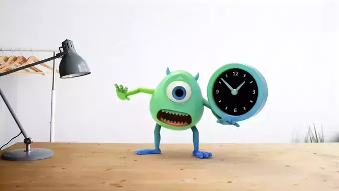 Mike desk clock